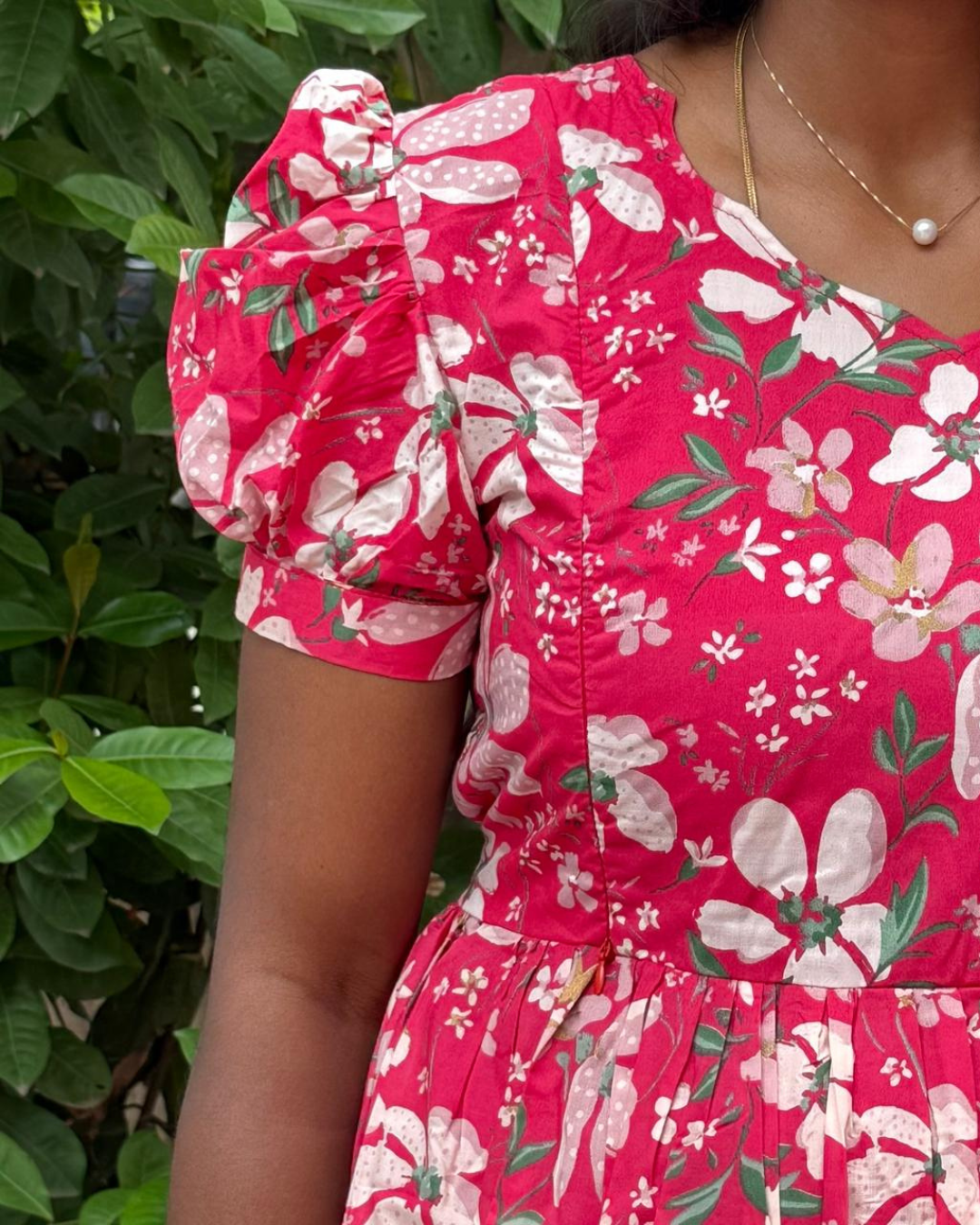 Pink Meadow Feeding Maxi Dress