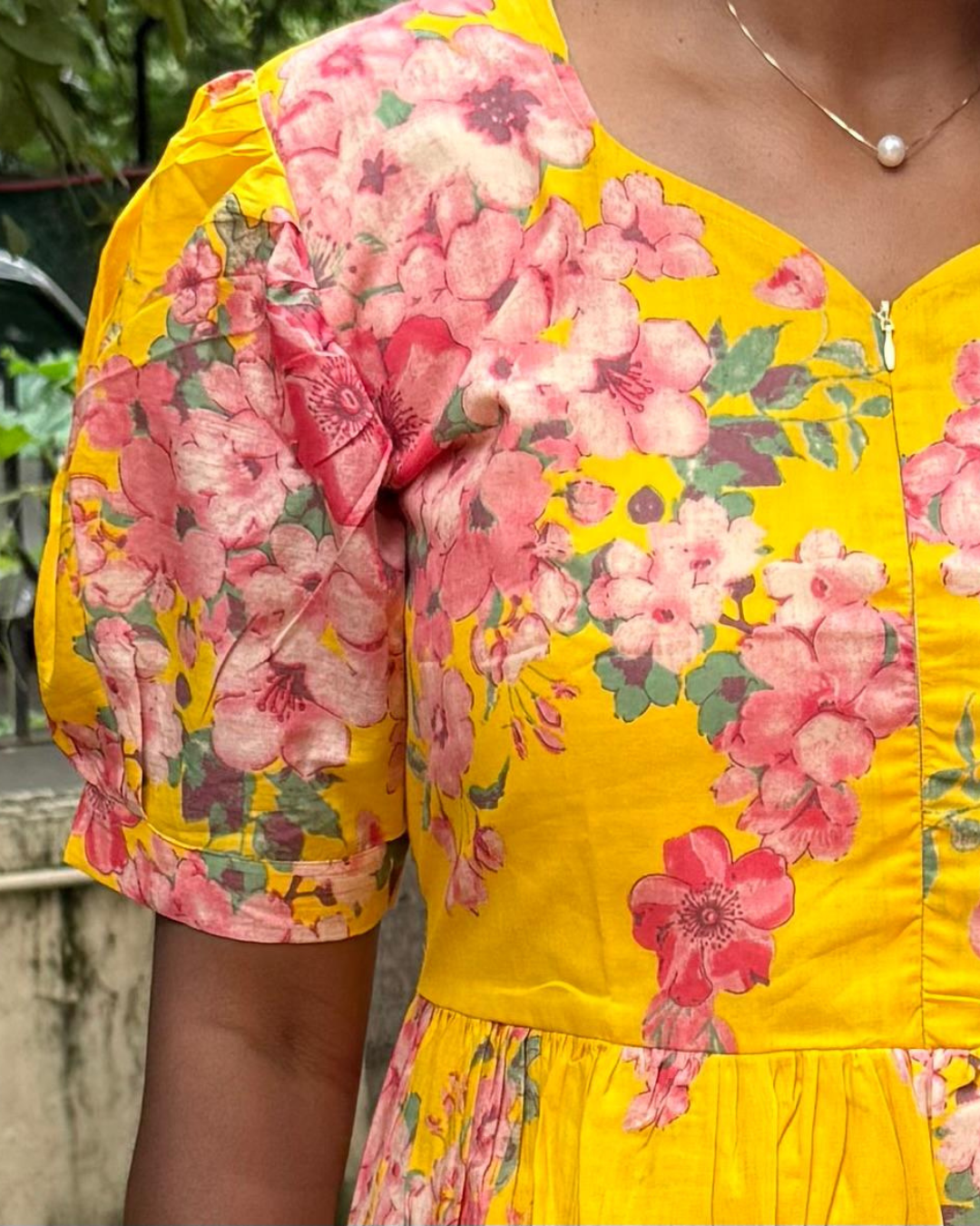 Sunny Blossom Feeding Maxi Dress