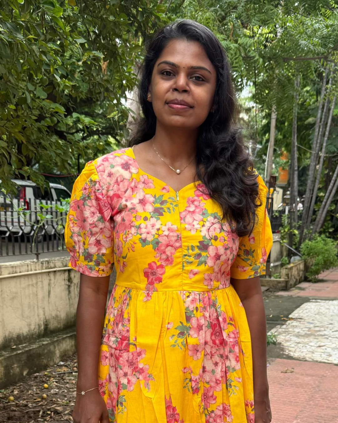 Sunny Blossom Feeding Maxi Dress