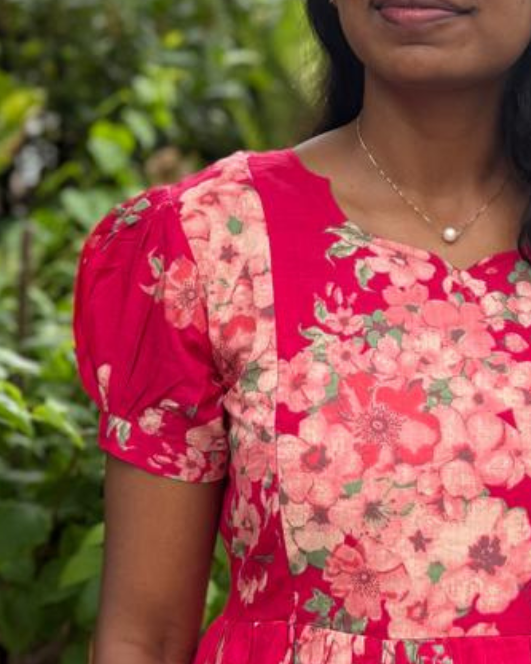 Rose Bloom Feeding Maxi Dress