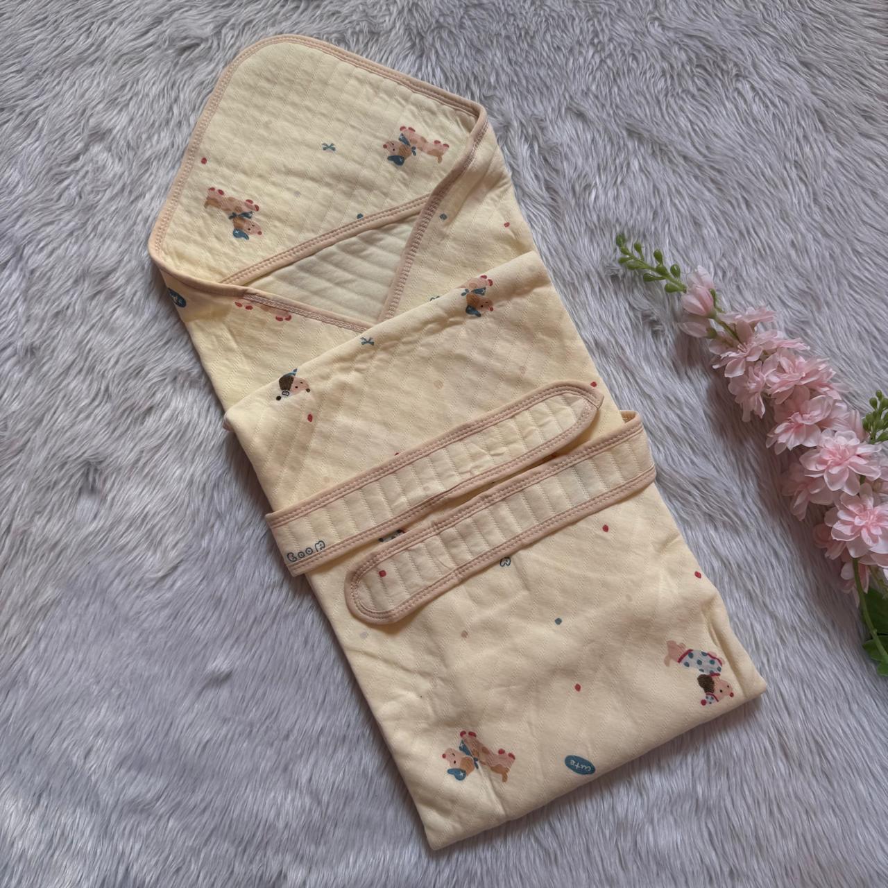 Premium beige Hooded Towel with Belt