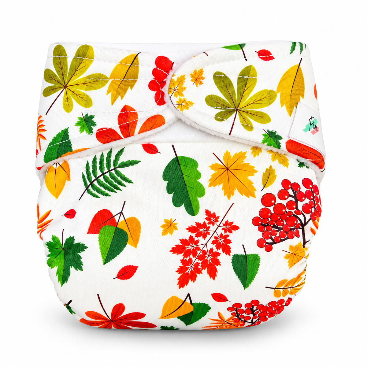 New Born Cloth Diapers - Red Leaves