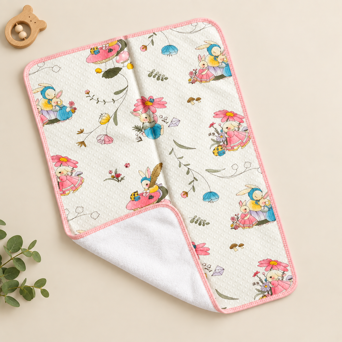 Cotton Dry Sheet - Pink Florals