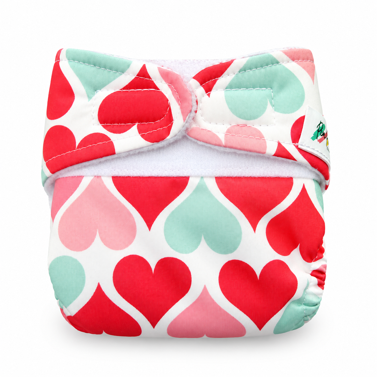 New Born Cloth Diapers - Hearts
