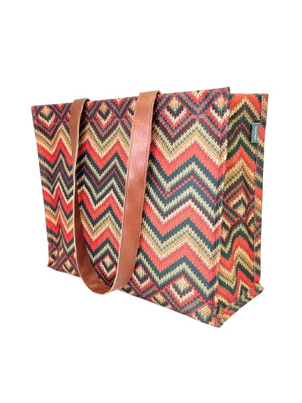 Mommy Bag - Brown - Zig Zag