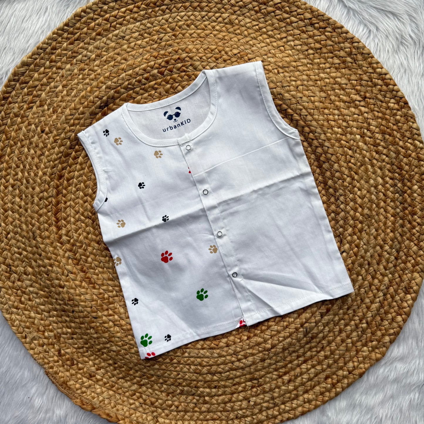 Pure Cotton Baby Jabla - Paws