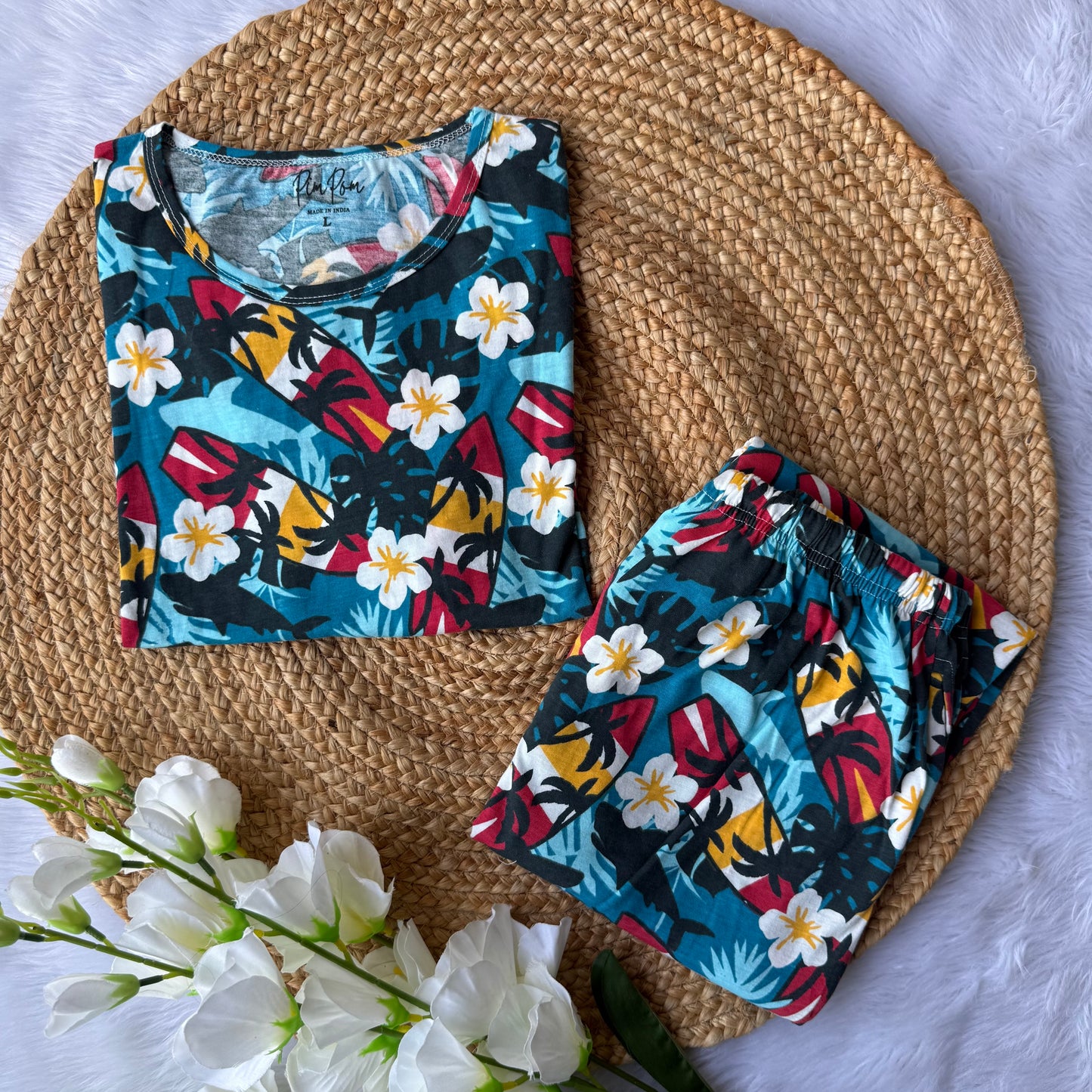 Floral Women’s Lounge Wear / Pyjama Set