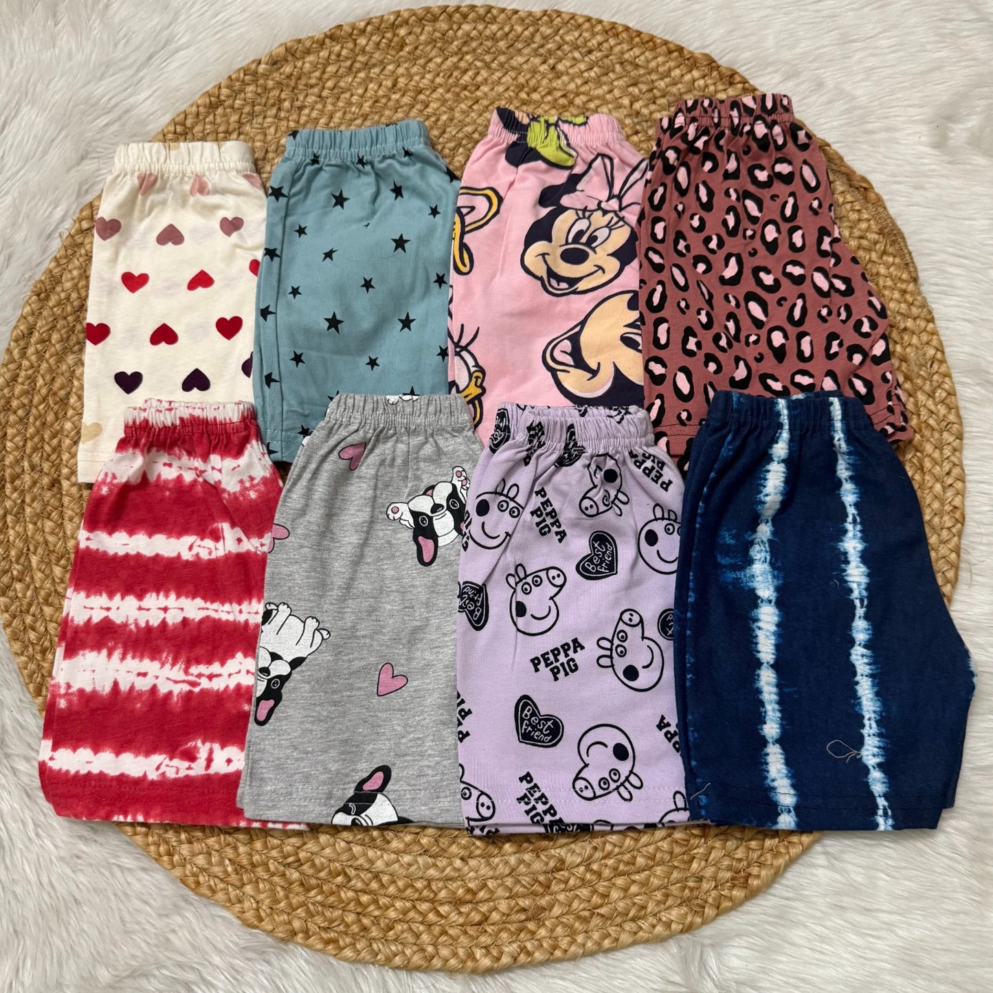 Unisex Kids Shorts Combo