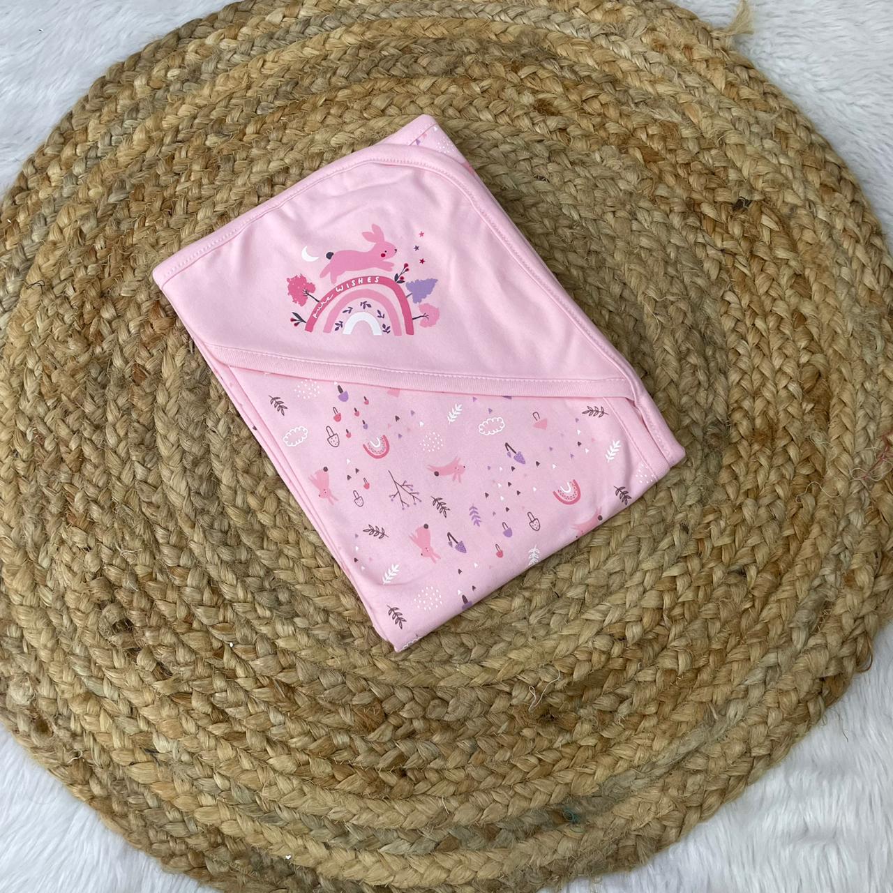 Hooded Towel - Pink
