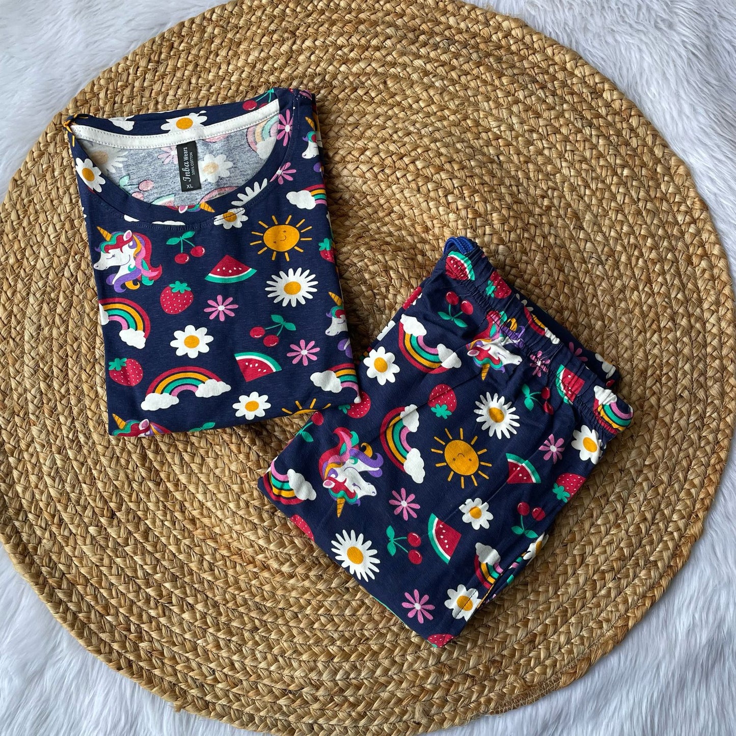 Rainbow Women’s Lounge Wear / Pyjama Set