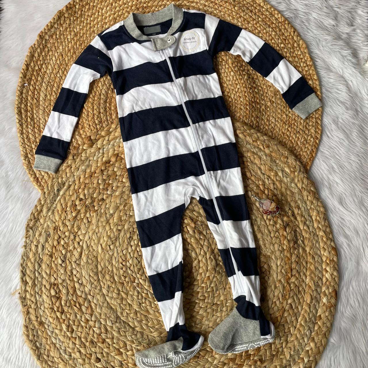 Sleepsuit - Navyblue Lines