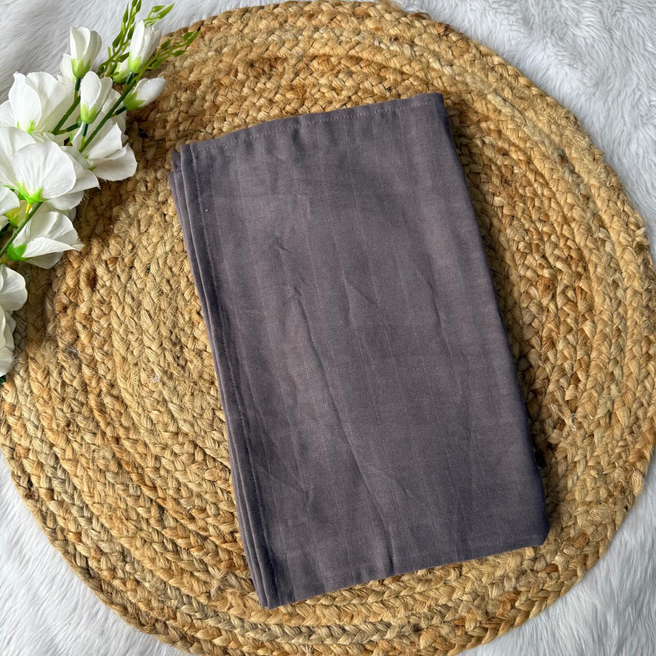 Muslin Adult Bath Towels - Grey