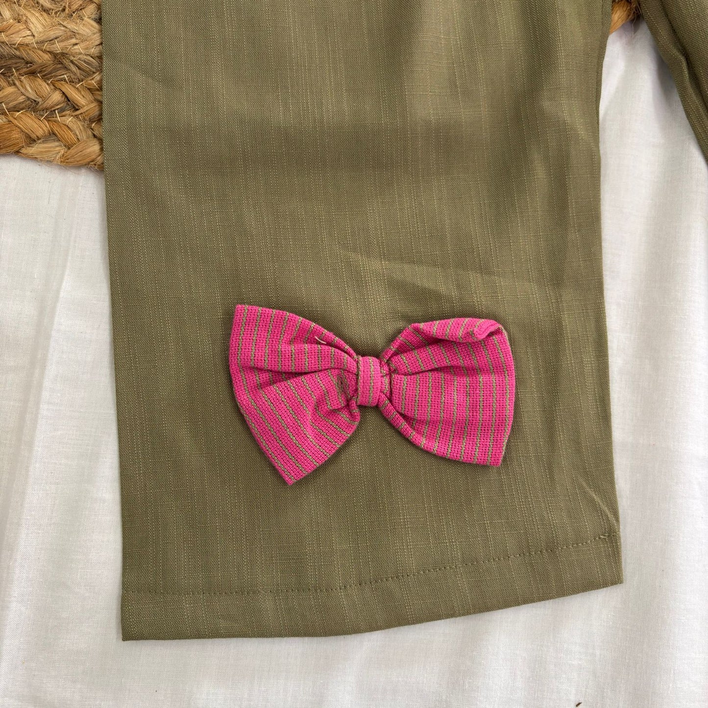Girls Set - Olive green