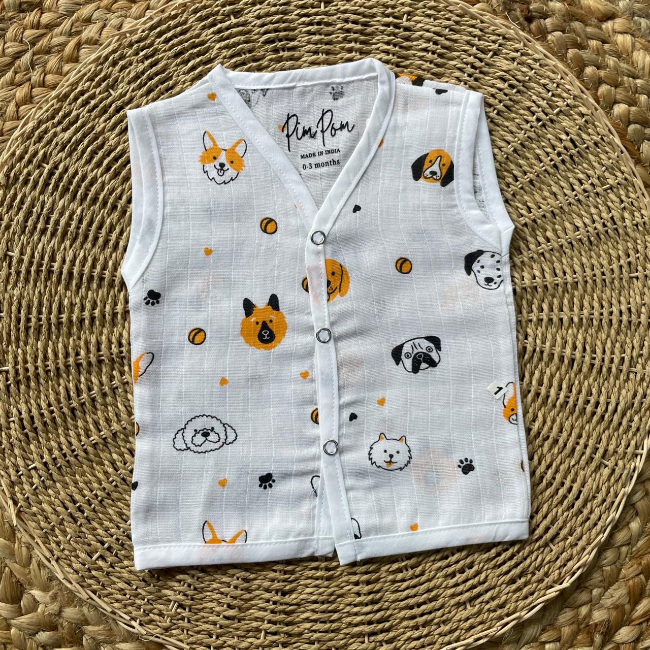 Muslin Baby Jabla - Dog Face