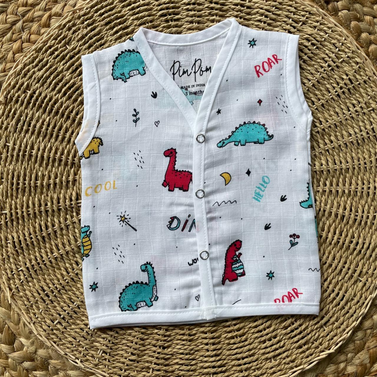 Muslin Baby Jabla -Dino
