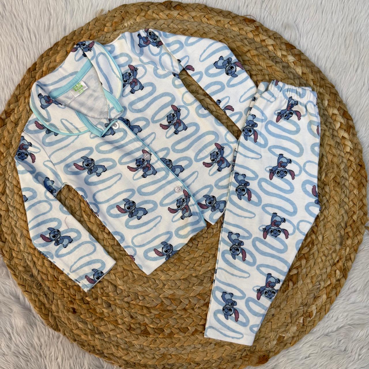 Baby Collar Night Suits - Bluey