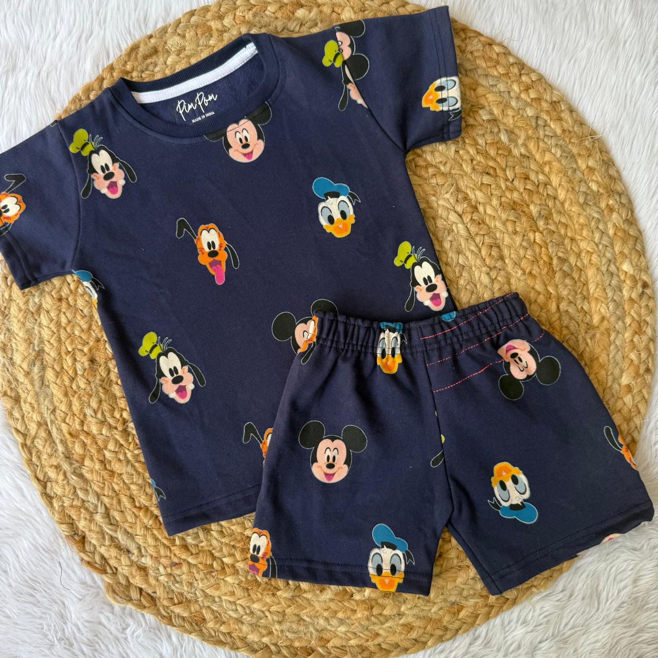Winter Set - Navy Blue Mickey
