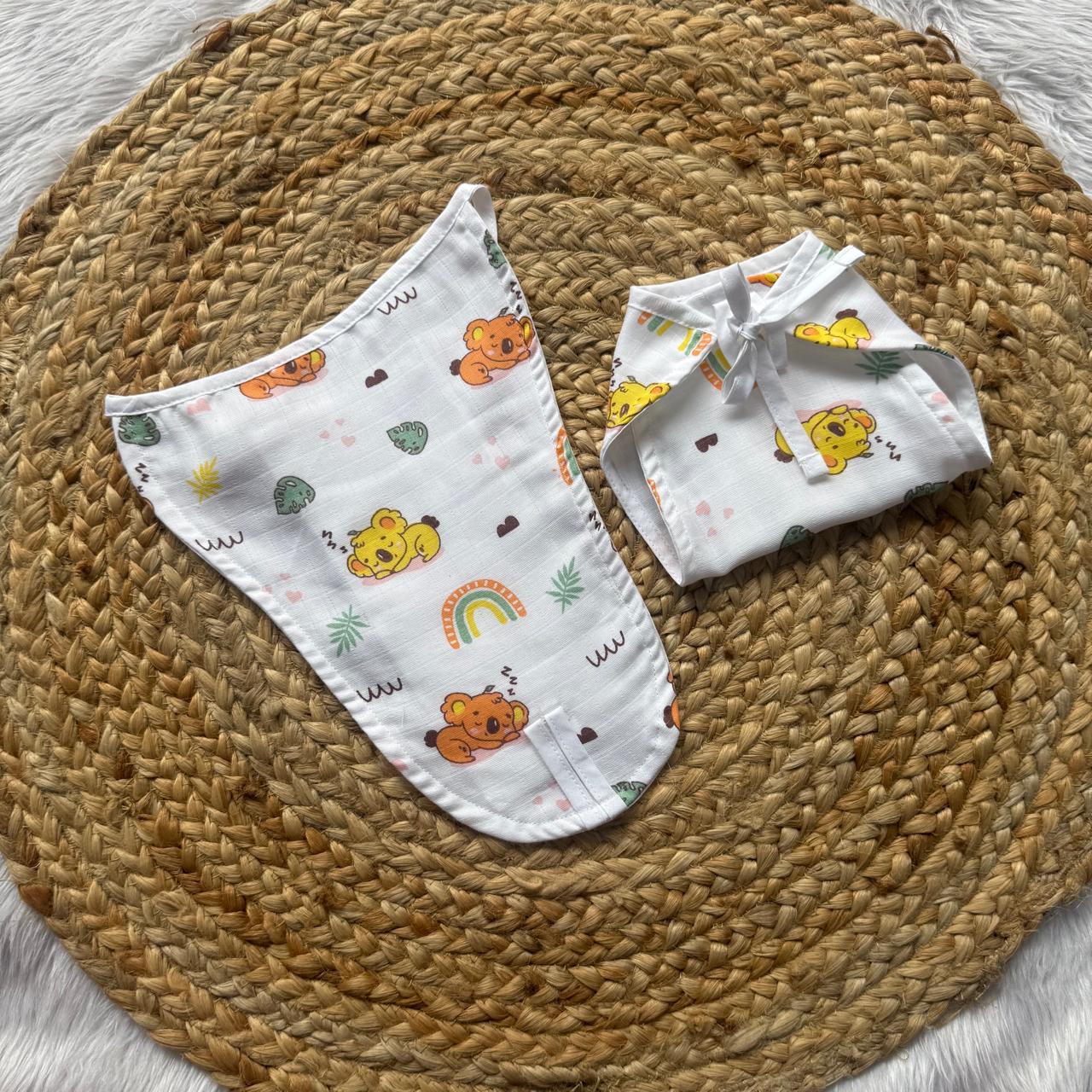 Muslin Baby Nappy - Kola