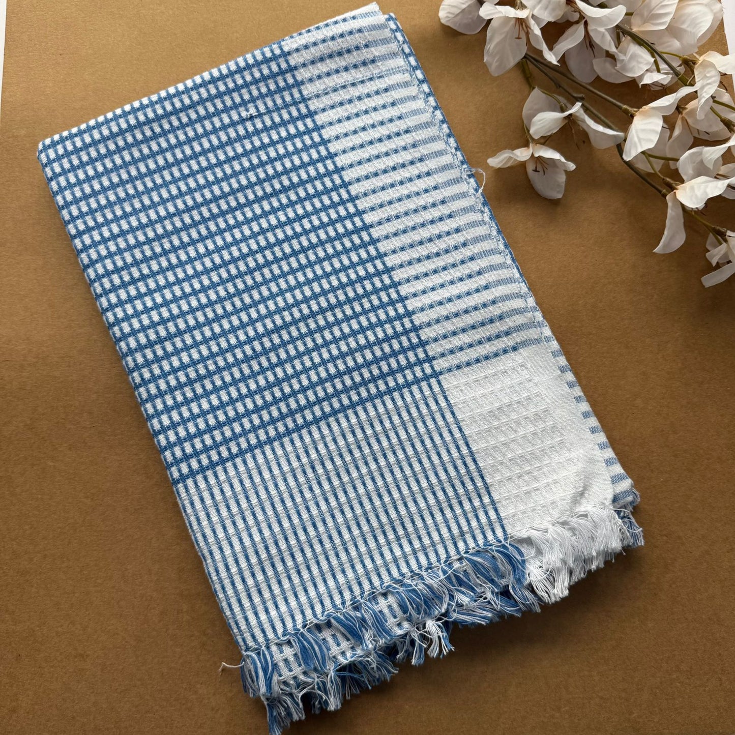 Handloom Towels - Royal Blue