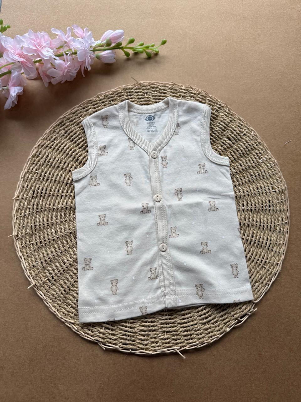 Knitted Baby Jabla Sleeveless - Cream