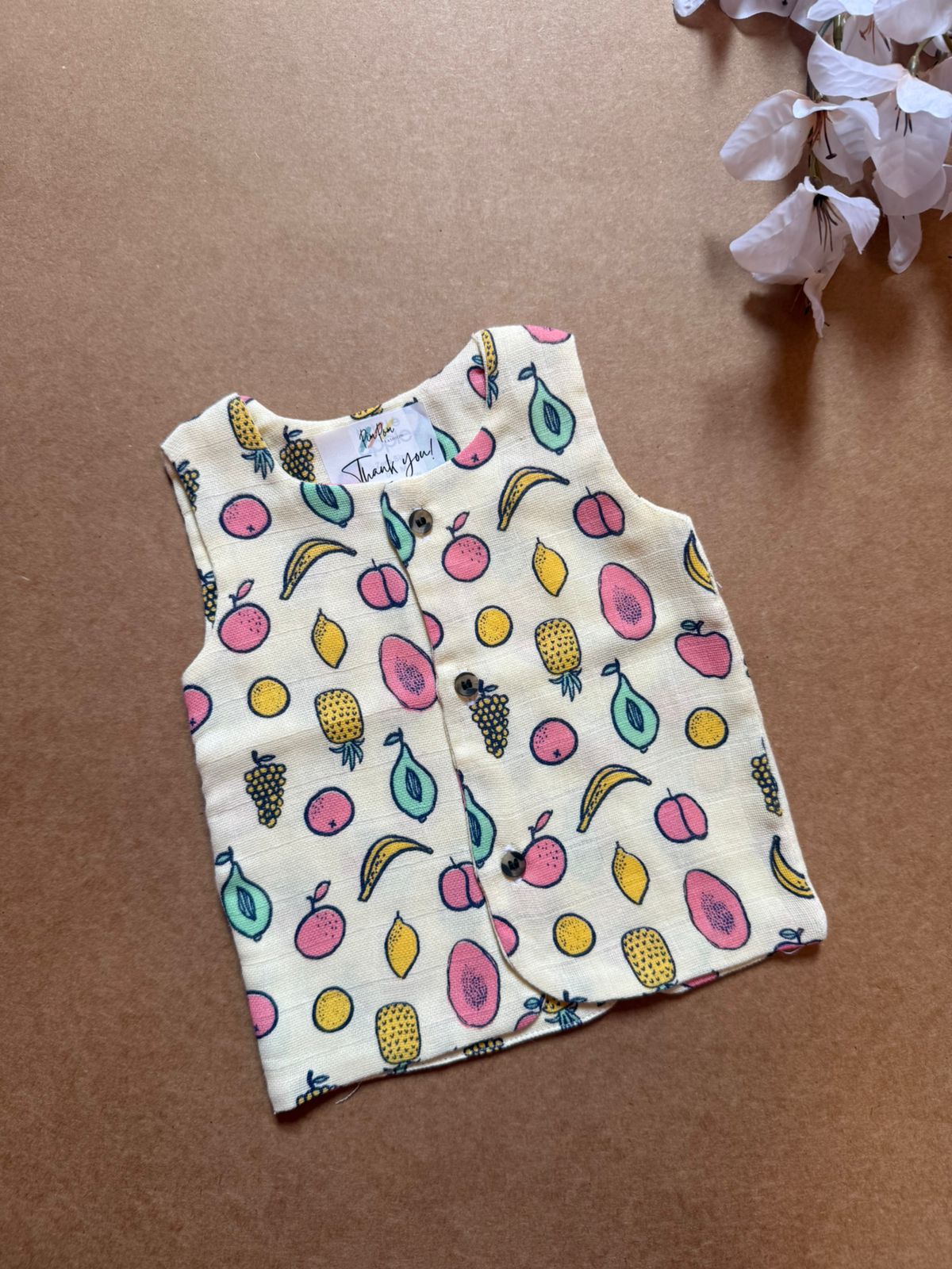 Double Layer Muslin Baby Jabla - Fruits