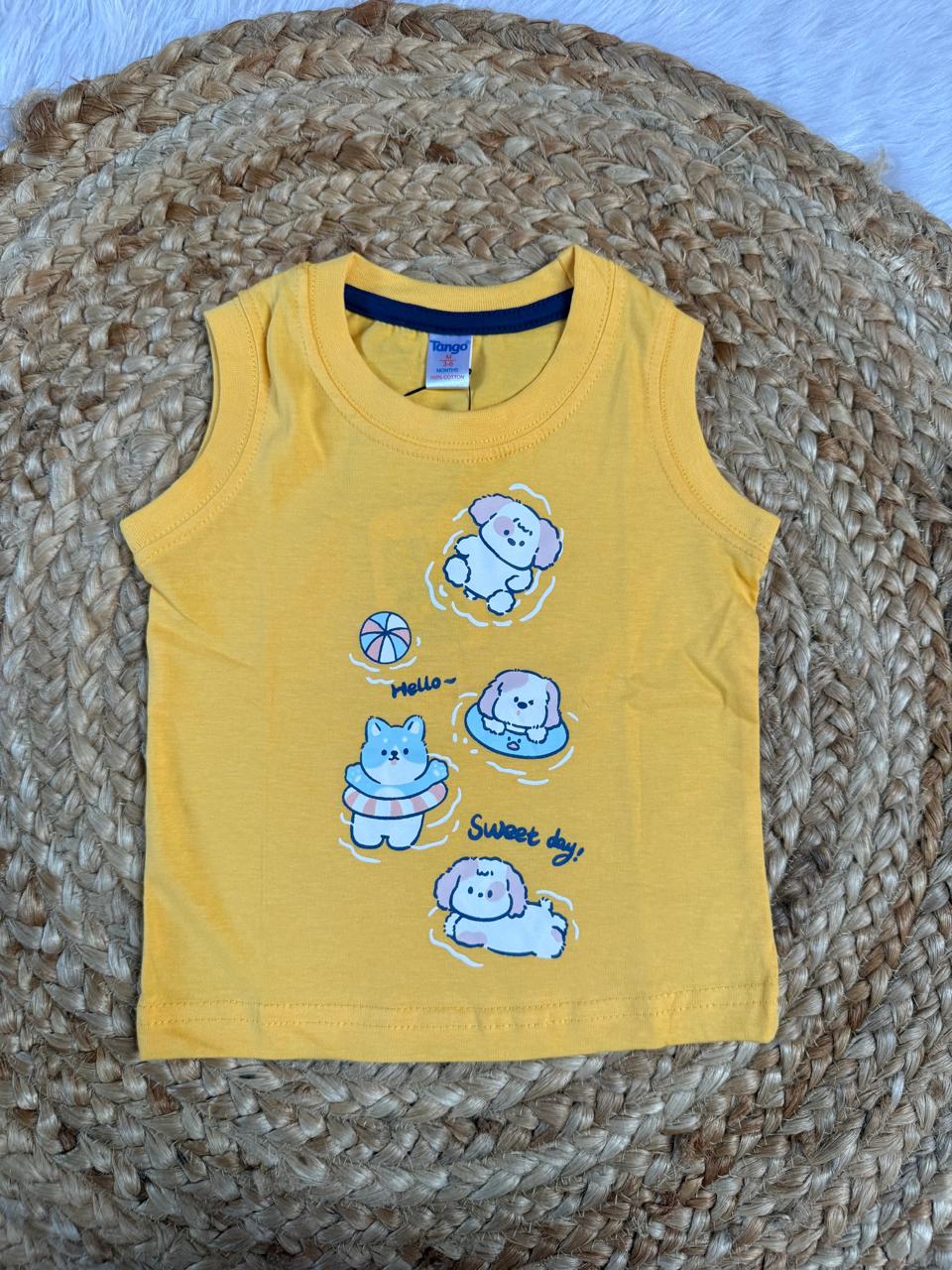 Baby Vest – Yellow