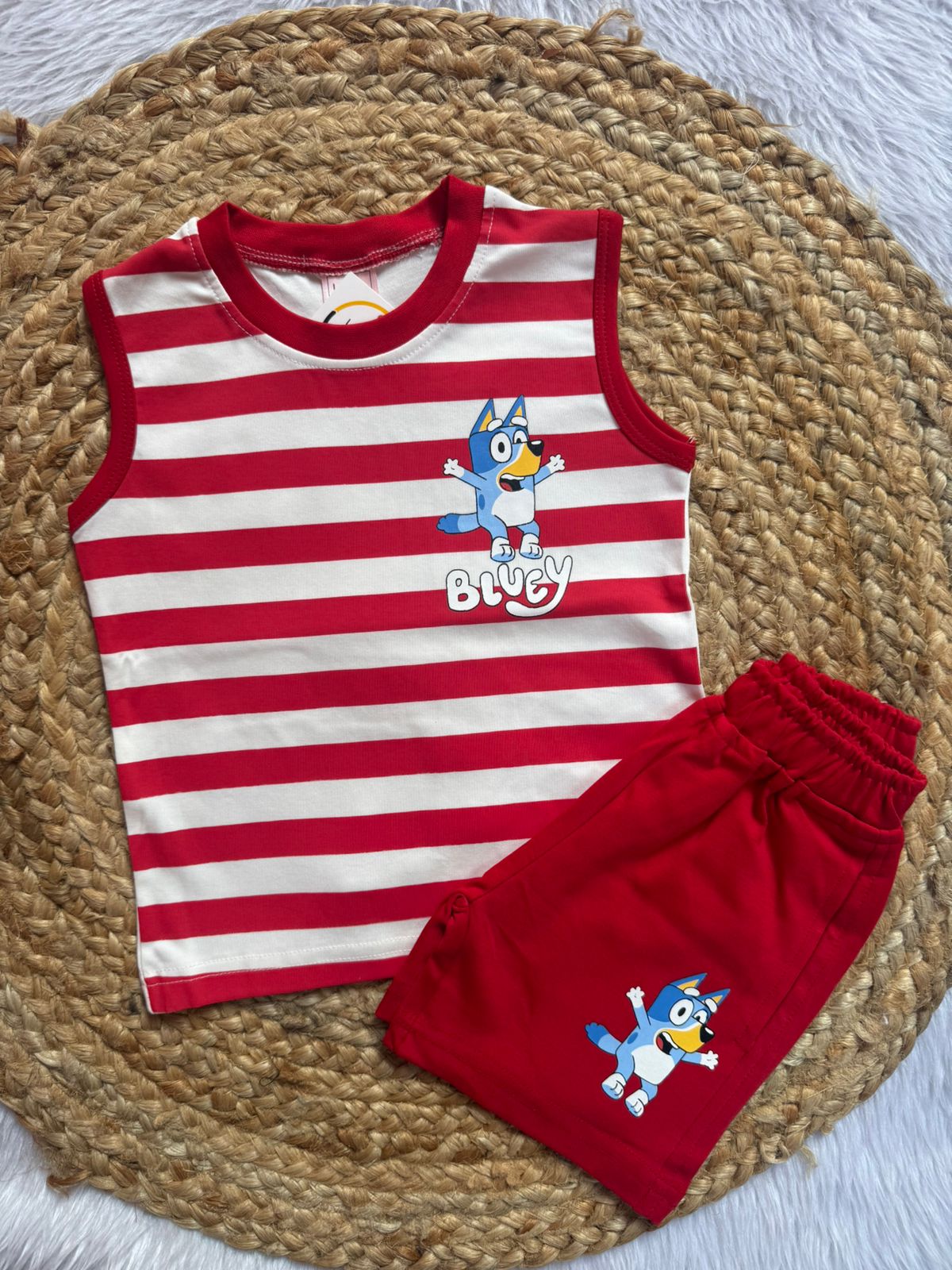 Baby Boy Sets - Red Bluey