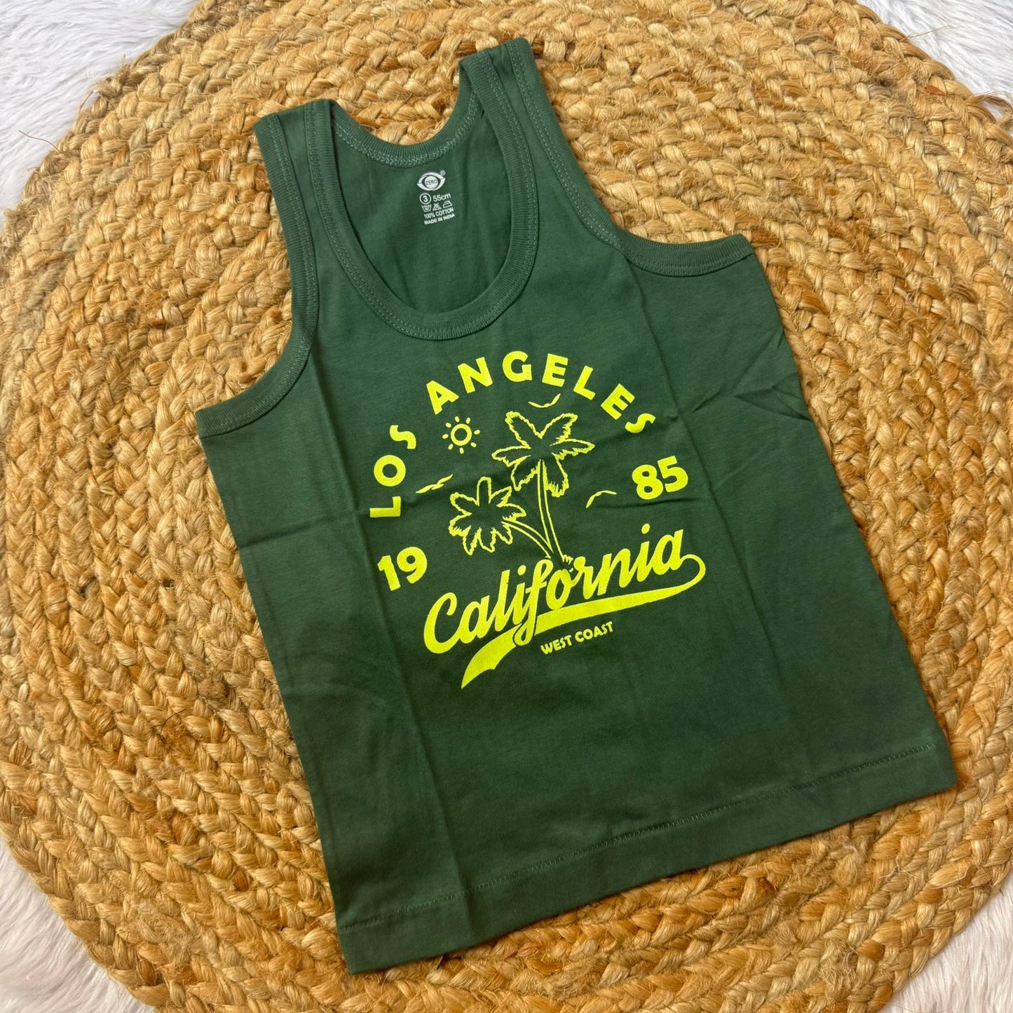 Boy Vest – Green Califonia