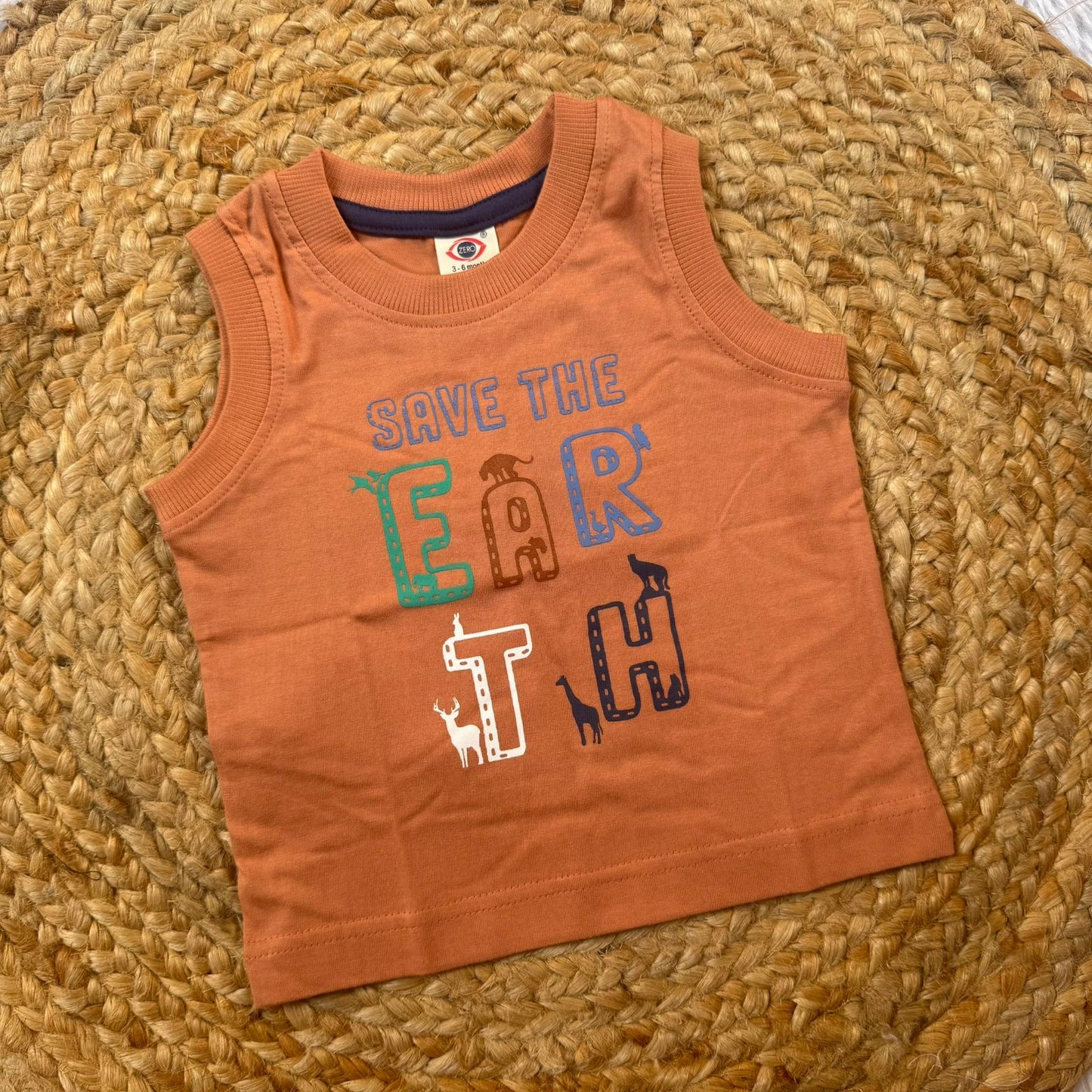 Baby Vest – Brown