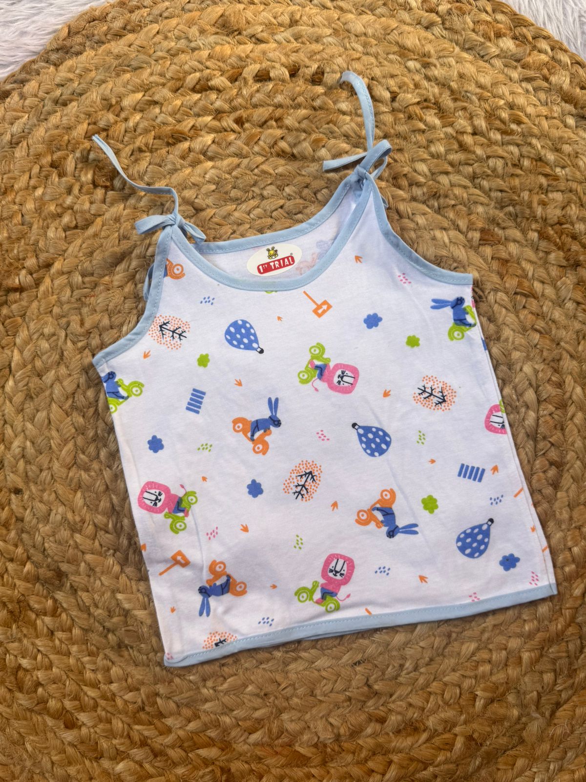Baby Knot Jabla - White & Blue