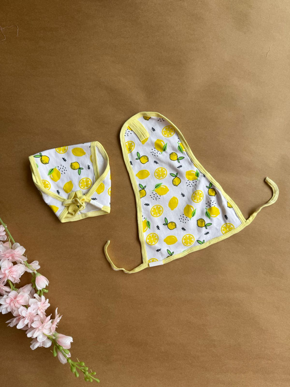 Baby knitted Nappy - Lemon
