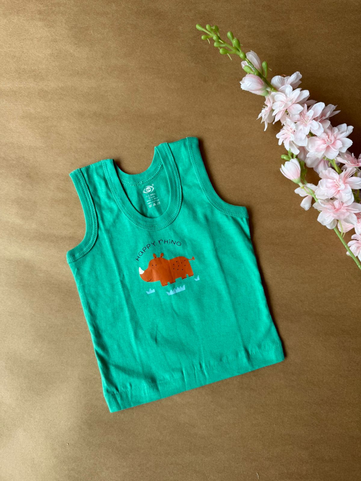 Baby Boy Vest - Peacock Green