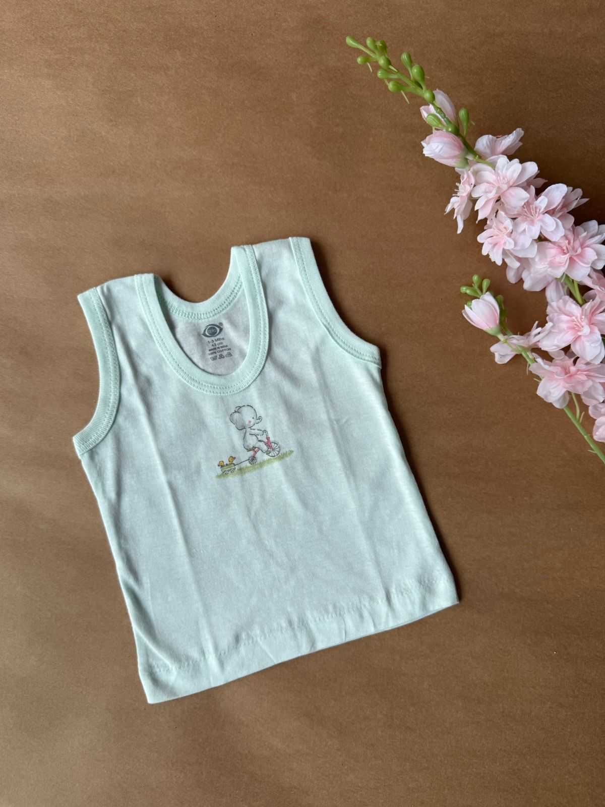 Baby Boy Vest - Pastel Green