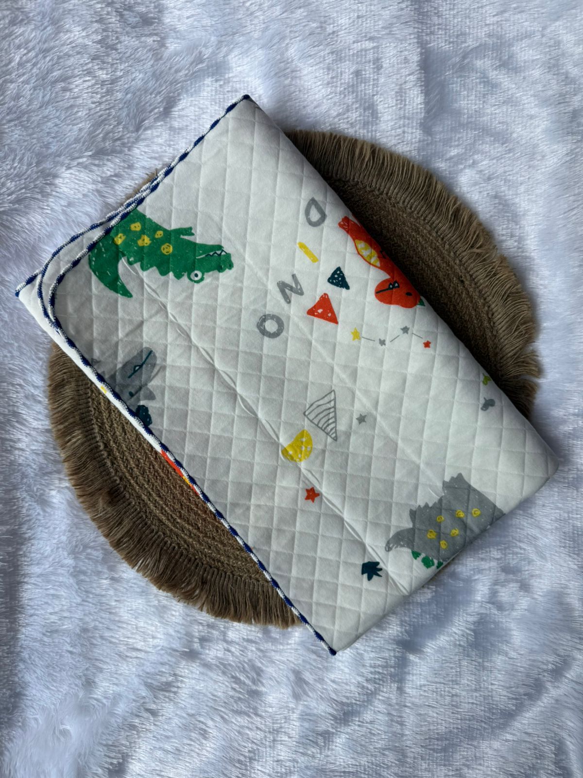 Premium Swaddle/ Wrapper/ Receiving Blanket - Dinos