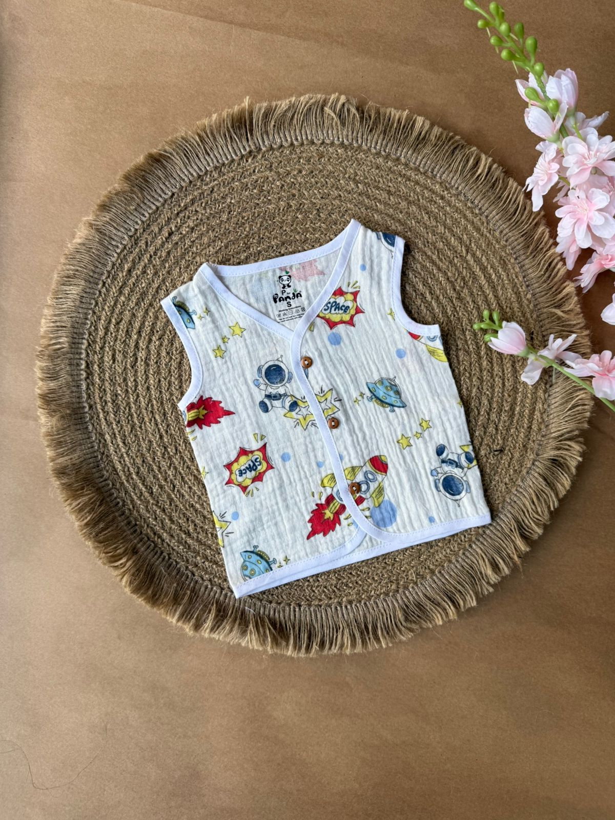Crinkled Muslin Baby Jabla – Space