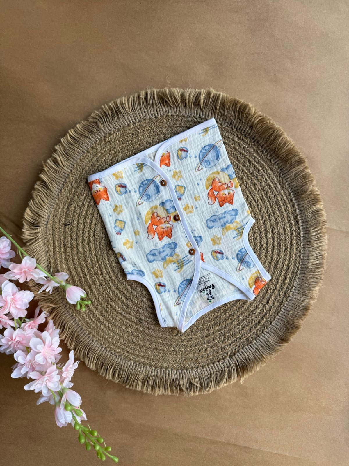 Crinkled Muslin Baby Jabla – Blue Solar