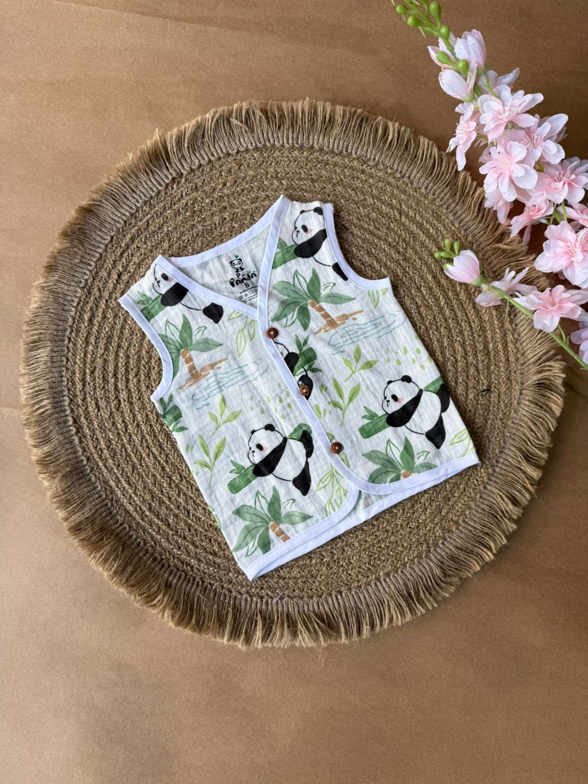 Crinkled Muslin Baby Jabla – Panda