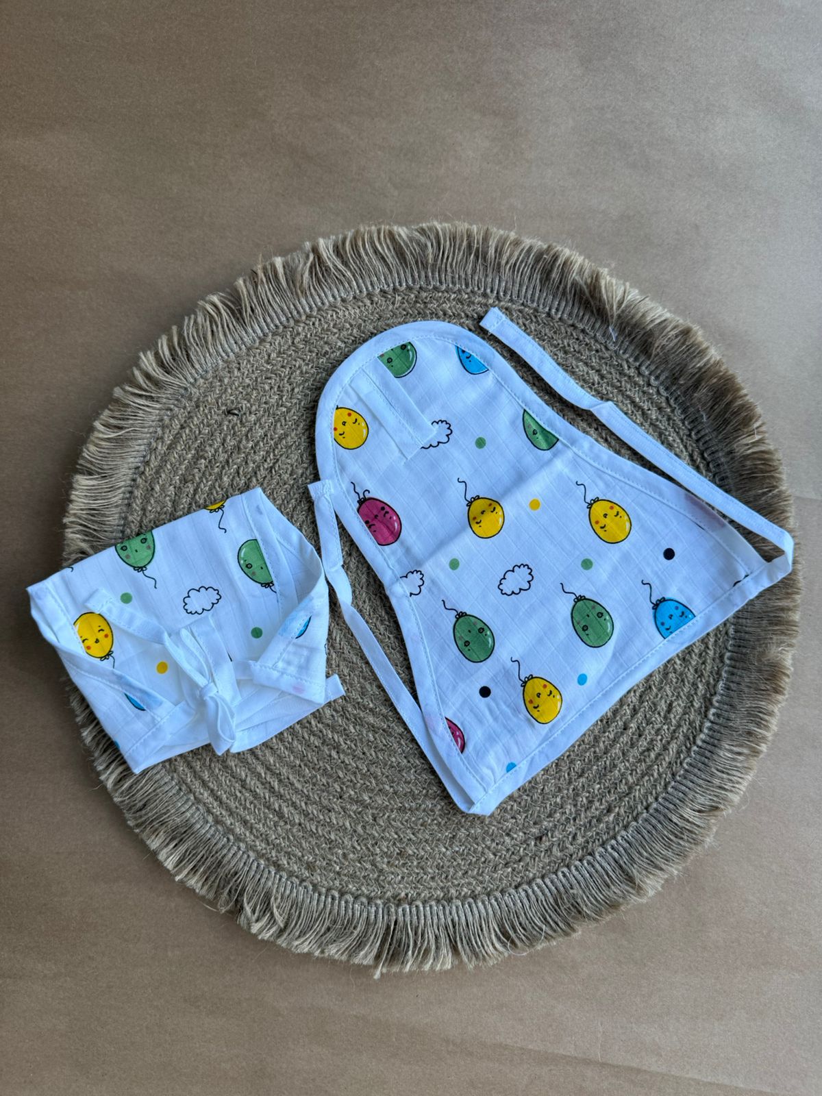 Premium Muslin Baby Nappy - Balloon