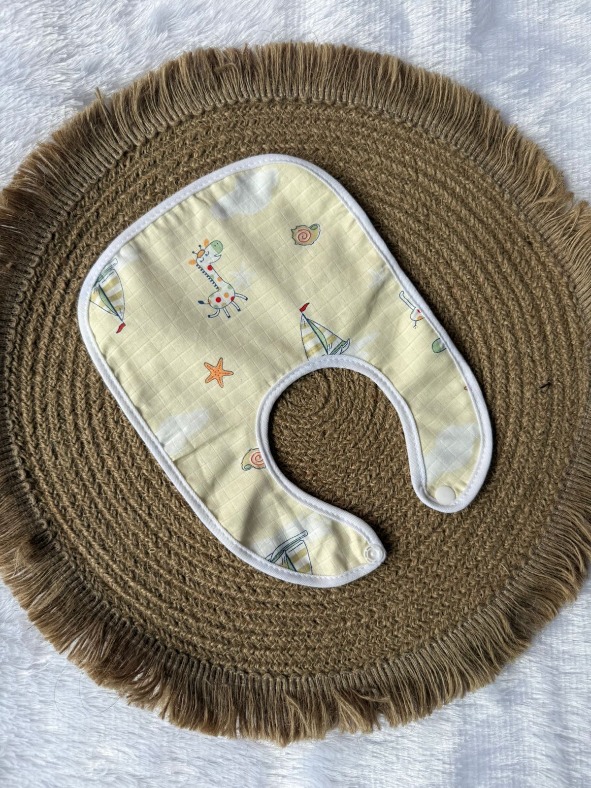 Baby Bibs - Yellow Ship
