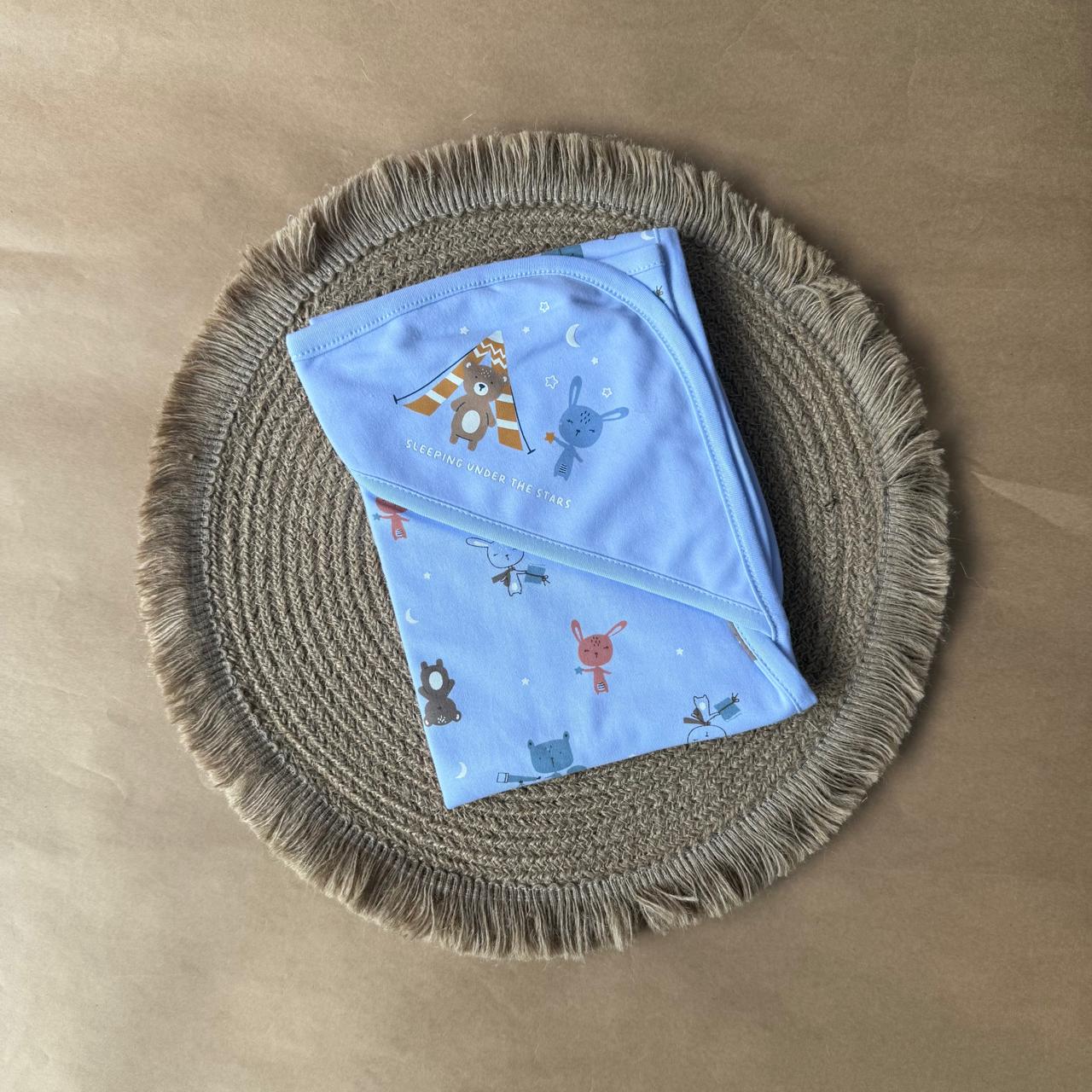 Hooded Towel - Blue