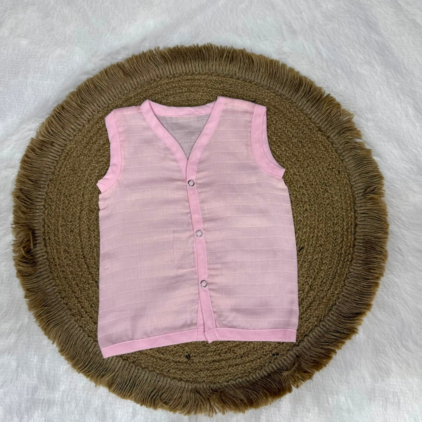 Muslin Baby Jabla – Baby Pink