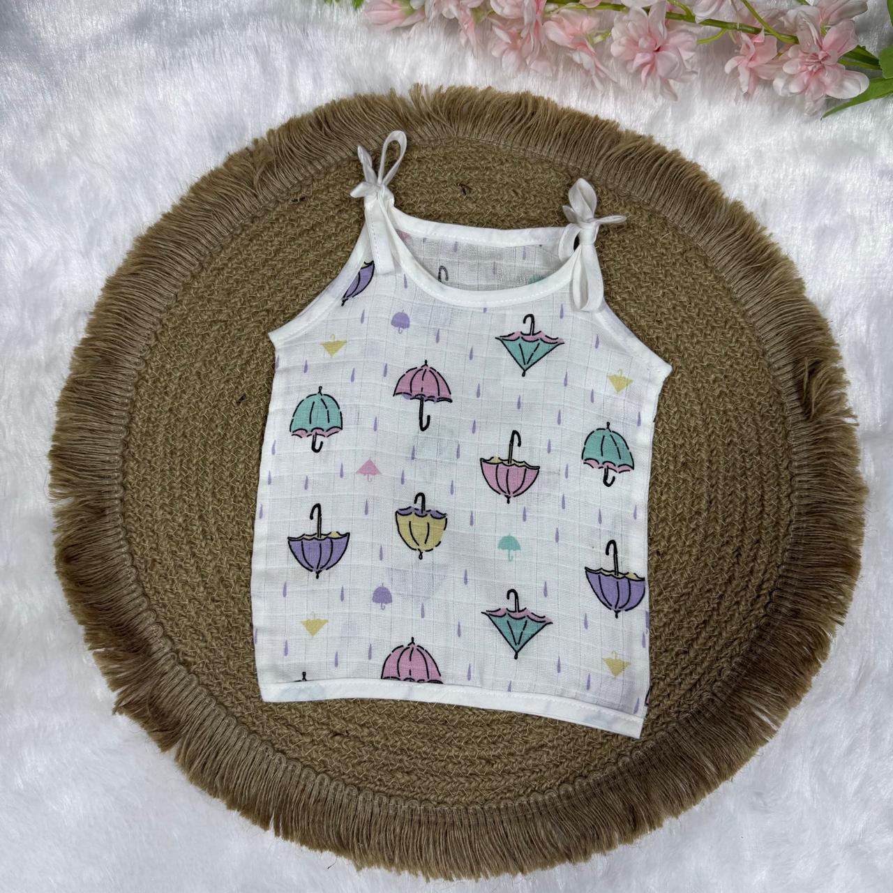 Muslin Baby Knot Jabla - Umbrella