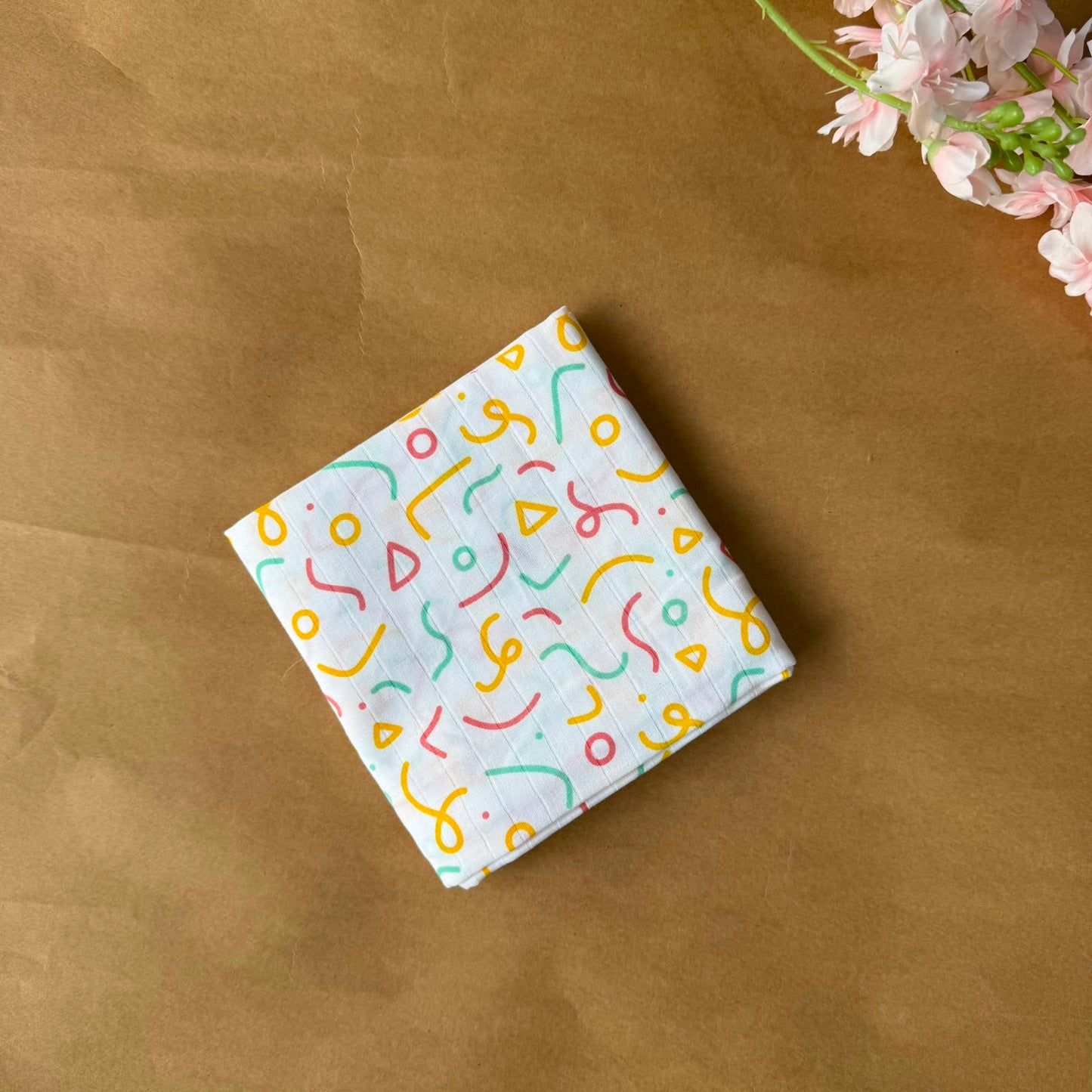 Muslin Swaddle/ Towel - Colour Lines