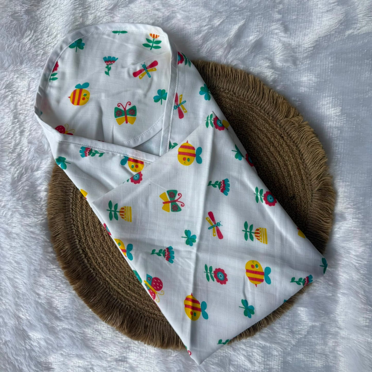 Muslin Hooded Towel - Butterfly