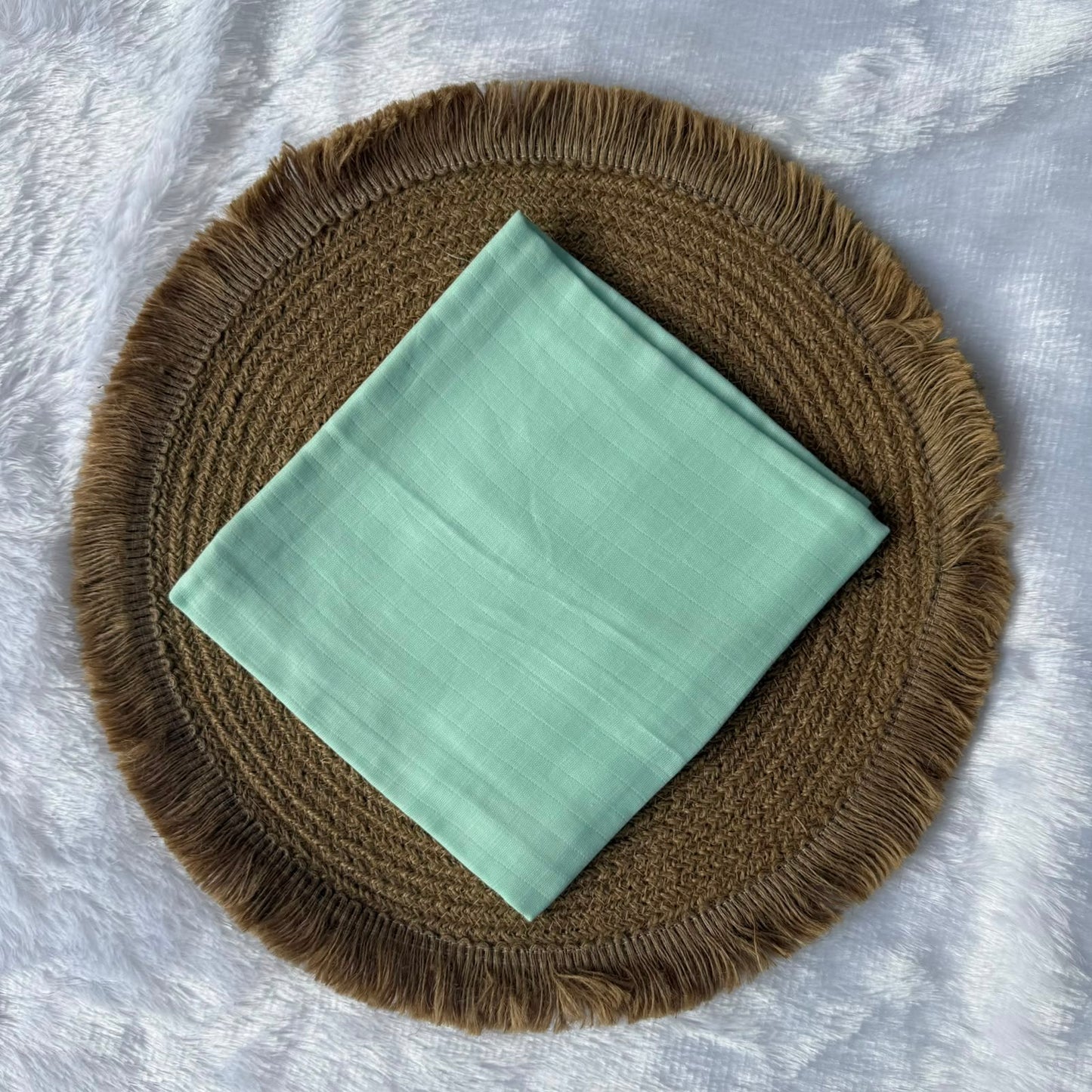 Muslin Adults Bath Towels - Light Green