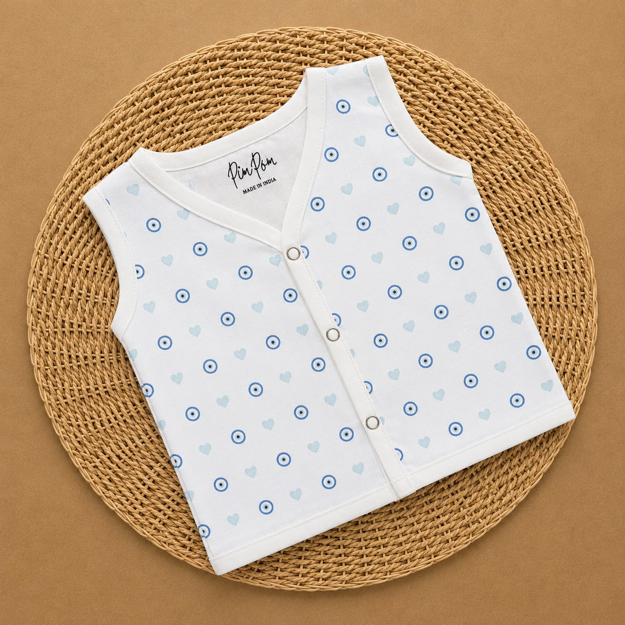 Premium Muslin Baby Jabla - Evil Eye