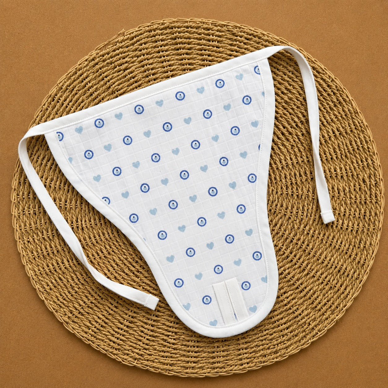 Premium Muslin Baby Nappy - Evil Eye