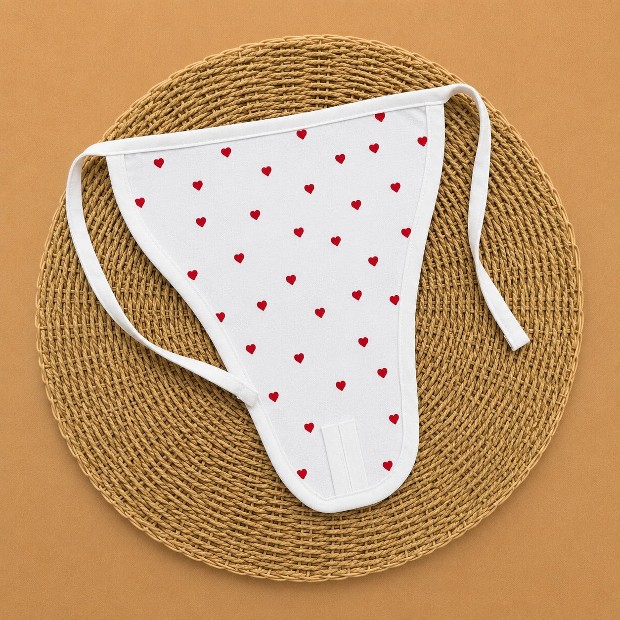 Premium Muslin Baby Nappy - Hearts