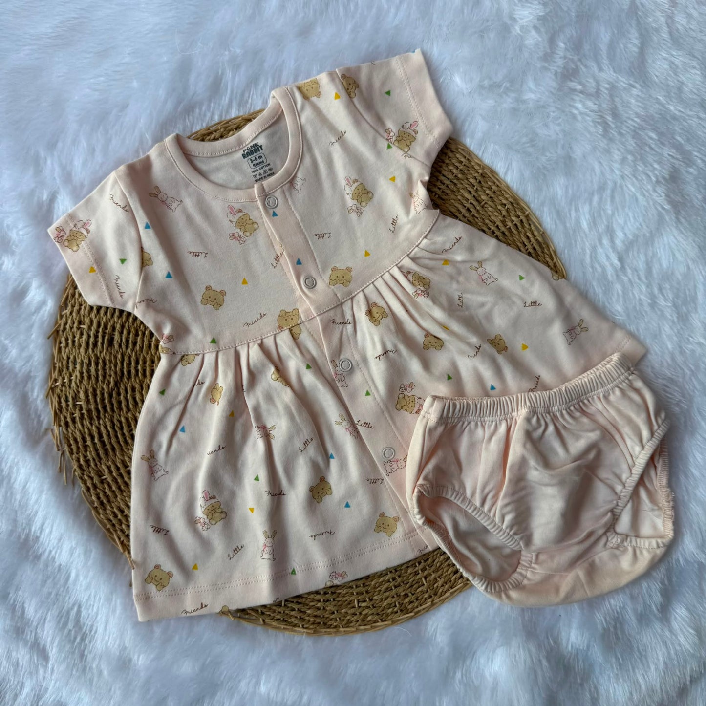 Premium Baby Knitted Frocks with inserts - Little Friends
