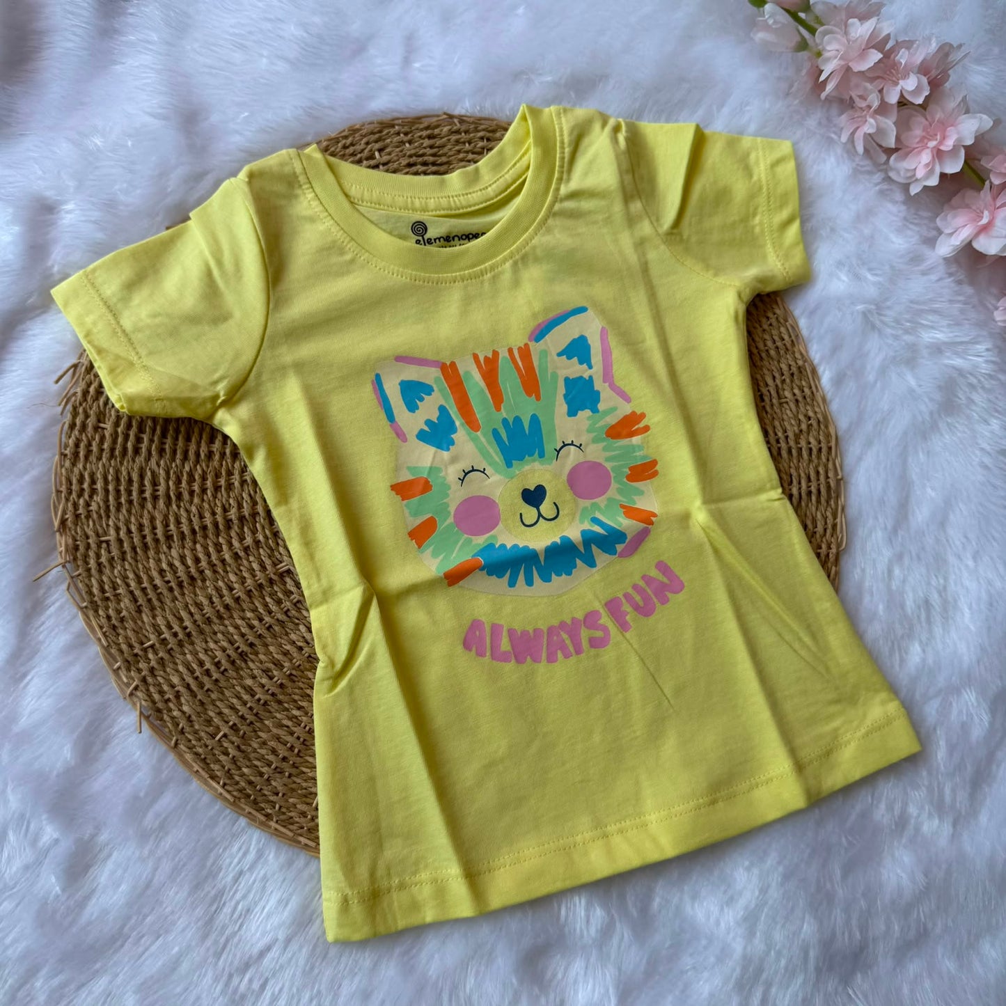 Girl Baby T-Shirt - Yellow